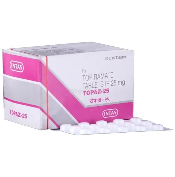 topaz 25mg tablet 15's